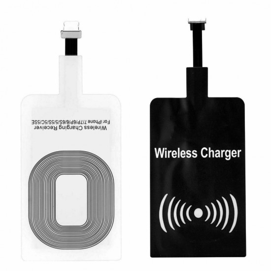 TKOOFN Qi Wireless Adapter Charging Fast Charger Receiver Lightning Iphone 7 Plus 5 6