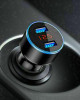 TKOOFN Dual USB Car Charger Adapter LED Display Fast Charging for iPhone and Samsung