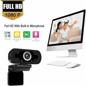 CIcmod Full HD 1080P Webcam Desktop Laptop Video Call USB Web Camera with Microphone