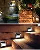 NONMON 1/2/3/4 Packs Solar Deck Lights, Super Bright LED Walkway Light Stainless Steel Waterproof Outdoor Security Lamps for Patio Stairs Garden Pathway NONMON 1/2/3/4 Packs Solar Deck Lights, Super Bright LED Walkway Light Stainless Steel Waterproof Outdoor Security Lamps for Patio Stairs Garden Pathway