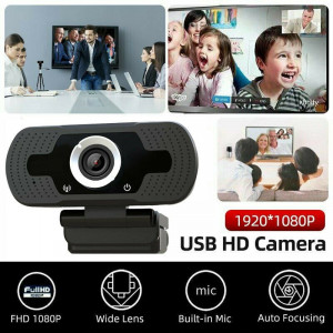 CIcmod Full HD 1080P Webcam Desktop Laptop Video Call USB Web Camera with Microphone
