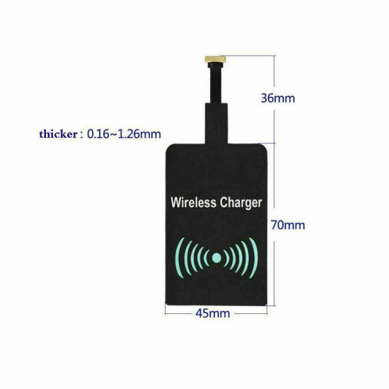 TKOOFN Qi Wireless Adapter Charging Fast Charger Receiver Lightning Iphone 7 Plus 5 6