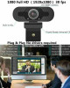 TKOOFN Full HD 1080P Webcam Desktop Laptop Video Call USB Web Camera with Microphone