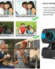 TKOOFN HD Webcam Web Camera Cam w/ Microphone,Video Call,Record For PC Laptop Desktop