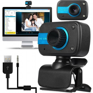 TKOOFN HD Webcam Web Camera Cam w/ Microphone,Video Call,Record For PC Laptop Desktop