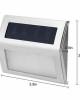 NONMON 1/2/3/4 Packs Solar Deck Lights, Super Bright LED Walkway Light Stainless Steel Waterproof Outdoor Security Lamps for Patio Stairs Garden Pathway NONMON 1/2/3/4 Packs Solar Deck Lights, Super Bright LED Walkway Light Stainless Steel Waterproof Outdoor Security Lamps for Patio Stairs Garden Pathway
