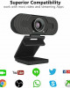 TKOOFN Full HD 1080P Webcam Desktop Laptop Video Call USB Web Camera with Microphone