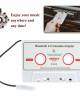 BESDATA 4.0 Bluetooth Music Audio Receiver Cassette Player Adapter for Auto Car White