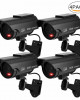 TKOOFN 4X Solar Power Dummy Dome Fake Security Camera Infrared LED Surveillance CCTV TKOOFN 4X Solar Power Dummy Dome Fake Security Camera Infrared LED Surveillance CCTV